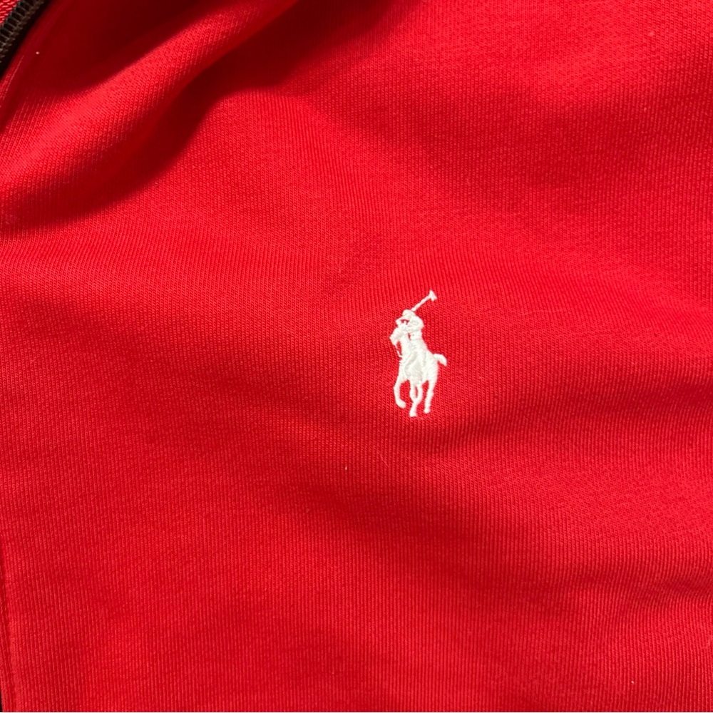 Vintage POLO RALPH LAUREN Small Pony Spell Out Cookie Patch Jacket 2000s Size XL - Picture 4 of 8